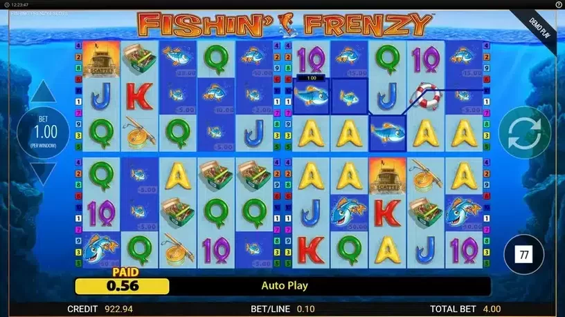 Fishin Frenzy Power 4 Slot slot screenshot 