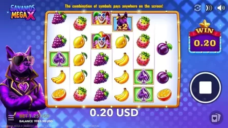 GANAMOS MEGA X slot screenshot 2