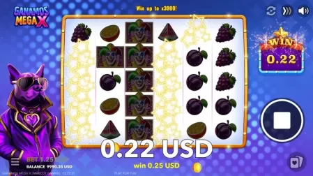 GANAMOS MEGA X slot screenshot 3