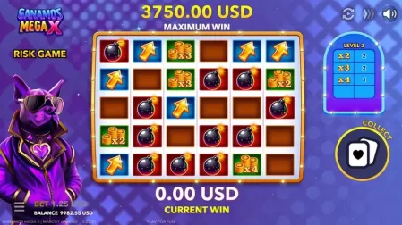 GANAMOS MEGA X slot screenshot 5