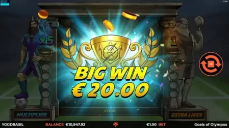 Goals of Olympus BoltLock slot screenshot 4