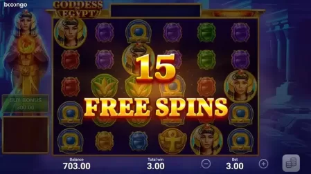 Goddess of Egypt slot screenshot 4