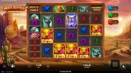 Great Buffalo Megaways slot screenshot 4