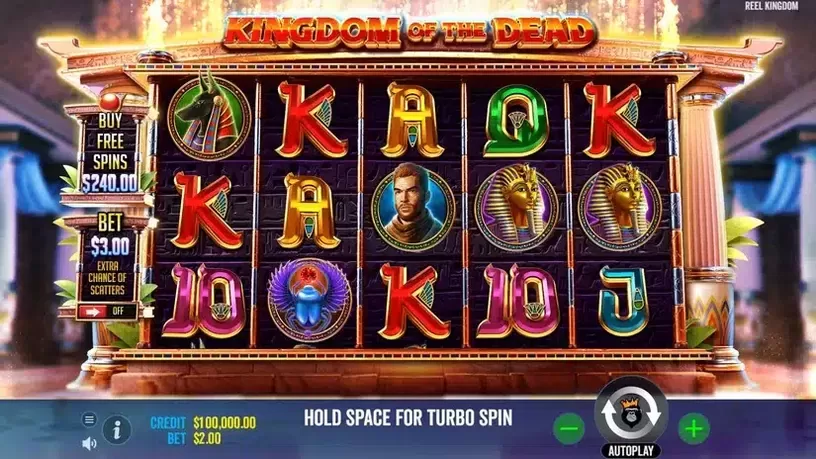 Kingdom of The Dead slot screenshot 
