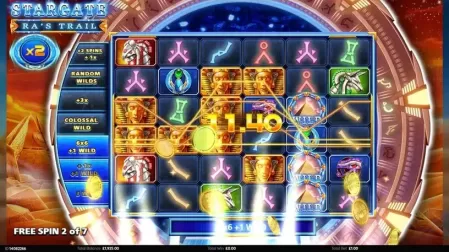 Stargate Ra's Trail slot screenshot 4