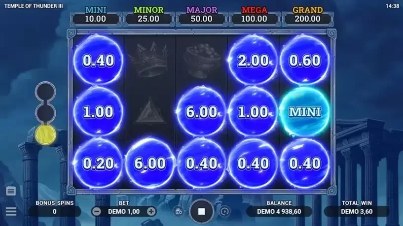 Temple of Thunder 3 slot screenshot