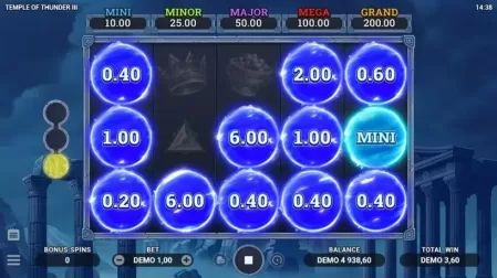 Temple of Thunder 3 slot screenshot 6