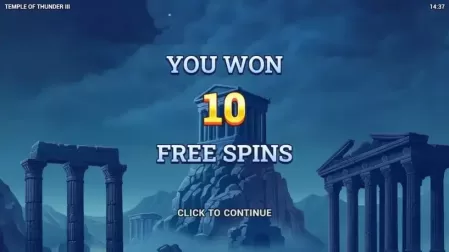 Temple of Thunder 3 slot screenshot 3