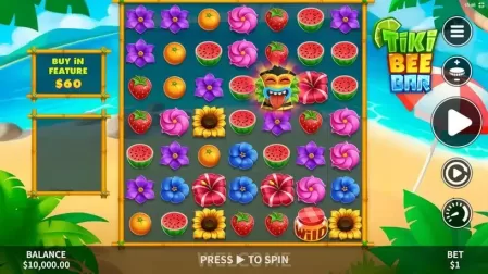 Tiki Bee Bar slot screenshot 1