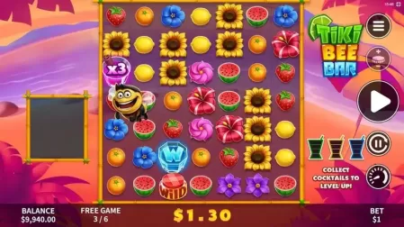 Tiki Bee Bar slot screenshot 3