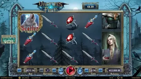 Vampire's Fate slot screenshot 1