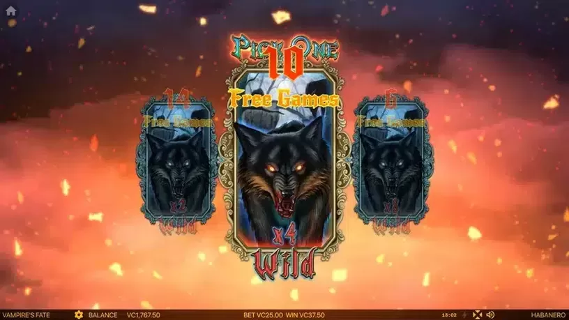 Vampire's Fate slot screenshot 4