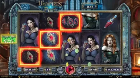 Vampire's Fate slot screenshot 5