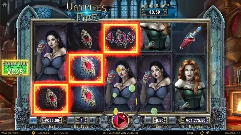 Vampire's Fate slot screenshot 5