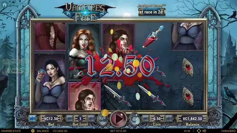 Vampire's Fate slot screenshot 2