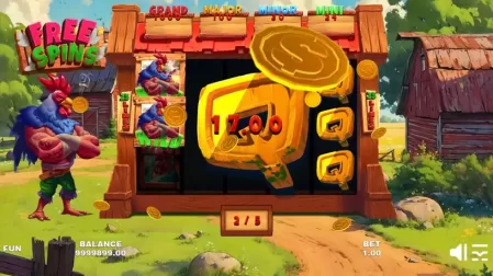 Wild Cock slot screenshot 2