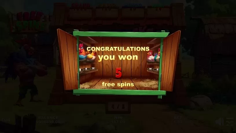Wild Cock slot screenshot 4