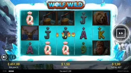 Wolf Wild slot screenshot 3
