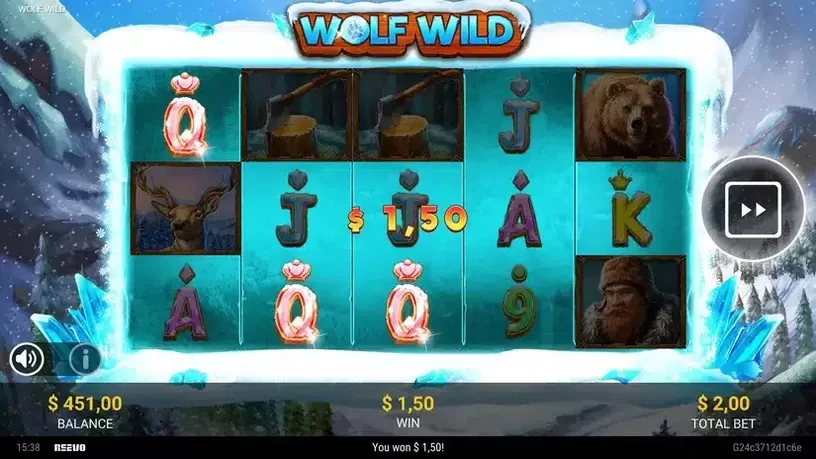 Wolf Wild slot screenshot 3