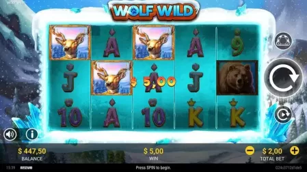 Wolf Wild slot screenshot 4
