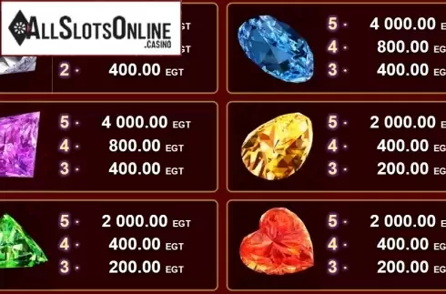 Screen3. 20 Diamonds from EGT