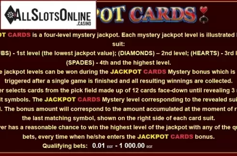 Screen4. 20 Diamonds from EGT