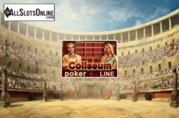 Screen1. 4-Line Coliseum Poker from GamesOS