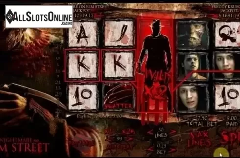 cover. A Nightmare On Elm Street from 888 Gaming