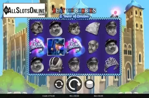 Win Screen. Beat The Bobbies at the Tower of London from Eyecon