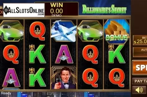 Reels screen. Billionaire's Secret from PlayStar