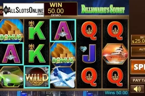 Game workflow . Billionaire's Secret from PlayStar
