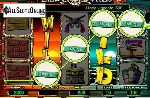 Reel Screen. Billy Bones from Octavian Gaming