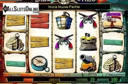 Reel Screen. Billy Bones from Octavian Gaming