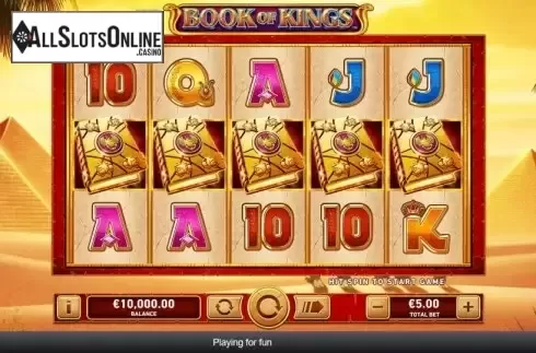 Reel Screen. Book Of Kings from Rarestone Gaming