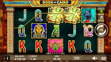 Book of Cairo slot screenshot 3