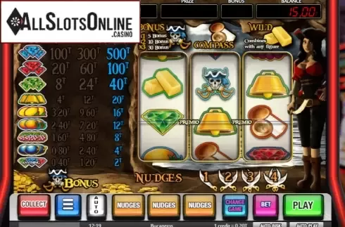 Game Workflow screen. Bucaneros from MGA