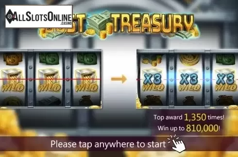 Start screen 1. Bust Treasury from Dragoon Soft