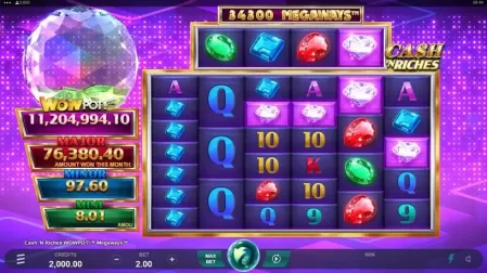 Cash 'N Riches WowPot Megaways slot screenshot 1