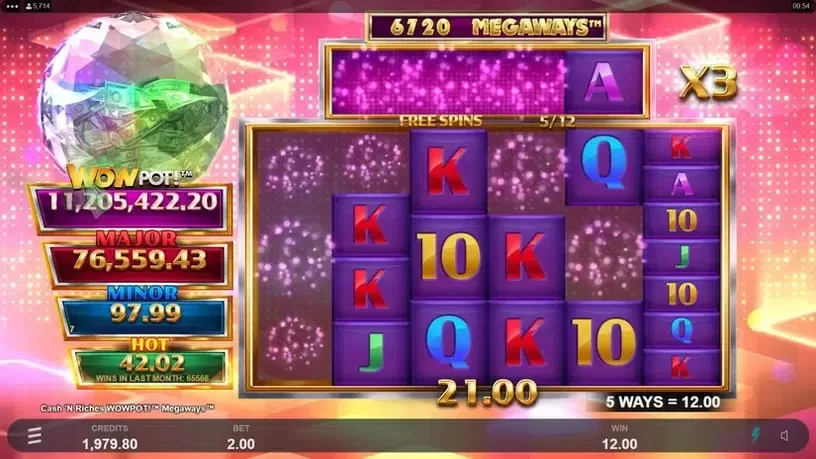 Cash 'N Riches WowPot Megaways slot screenshot 6