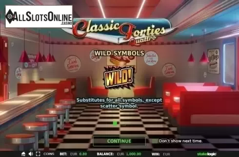 Intro 1. Classic Forties Quattro from StakeLogic