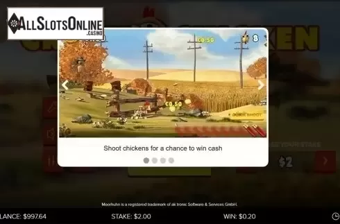 Paytable . Crazy Chicken Extreme from gamevy