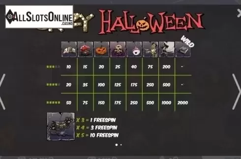 Screen2. Crazy Halloween from MrSlotty