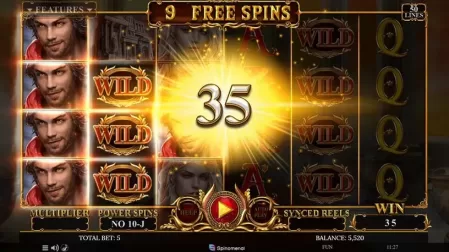 Demi Gods IV slot screenshot 5