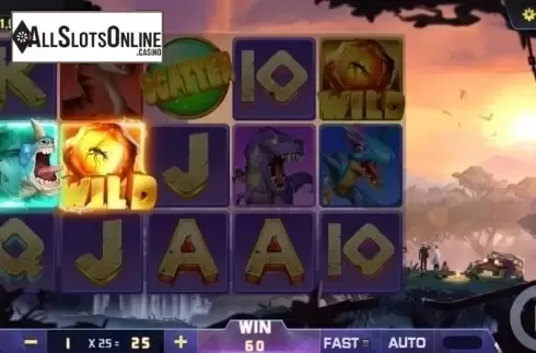 Win Screen. Dinosaur World from Dream Tech