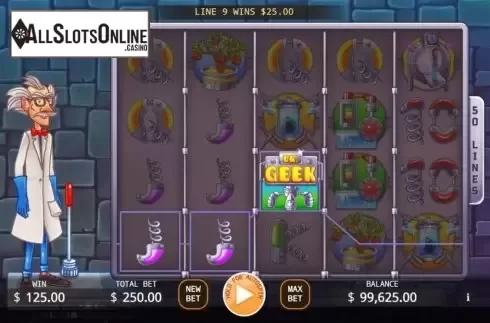 Win Screen 4. Dr. Geek from KA Gaming
