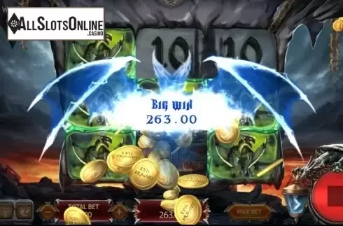 Win screen 3. EVIL DRAGONS from XIN Gaming