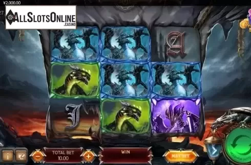 Game screen. EVIL DRAGONS from XIN Gaming