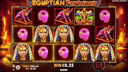 Egyptian Fortunes slot screenshot 6