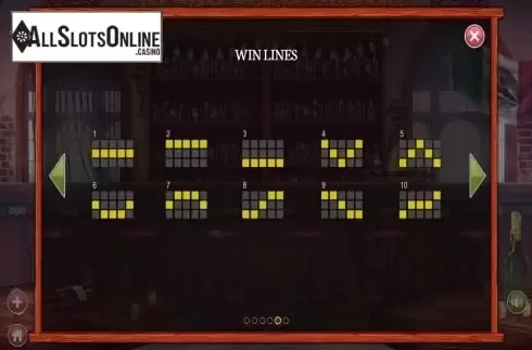 Paylines screen
