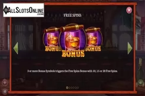 Bonus symbol screen